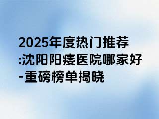 2025年度热门推荐:沈阳阳痿医院哪家好-重磅榜单揭晓