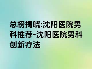 总榜揭晓:沈阳医院男科推荐-沈阳医院男科创新疗法